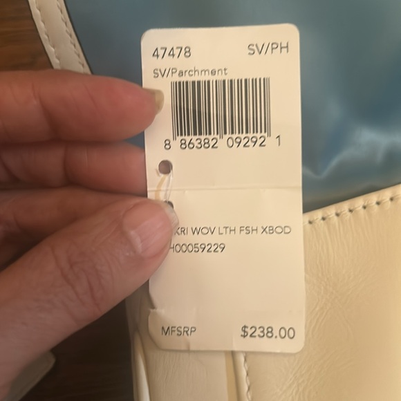 Coach Kristen Woven Leather Crossbody #47478 - Picture 13 of 15